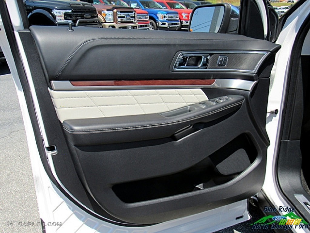 2018 Explorer Platinum 4WD - White Platinum / Medium Soft Ceramic photo #28