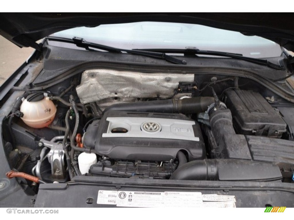 2012 Tiguan SE 4Motion - Pepper Gray Metallic / Black photo #9