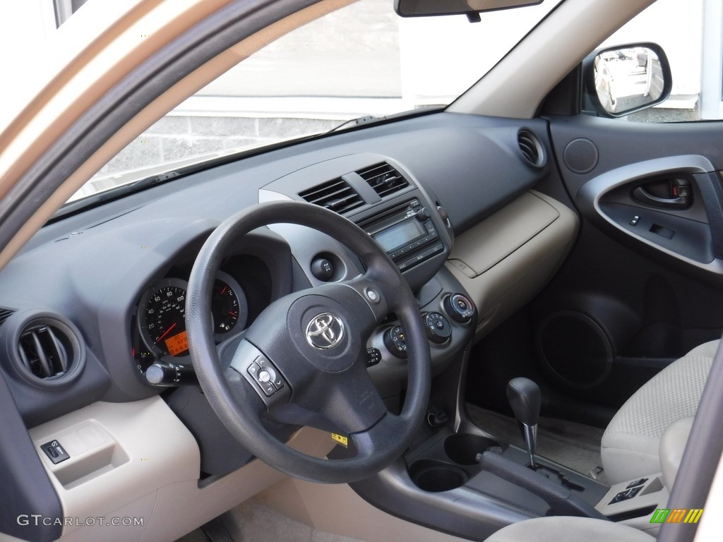 2012 RAV4 I4 4WD - Sandy Beach Metallic / Sand Beige photo #12