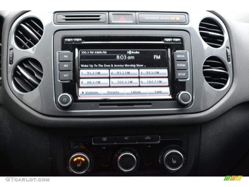 2012 Tiguan SE 4Motion - Pepper Gray Metallic / Black photo #11