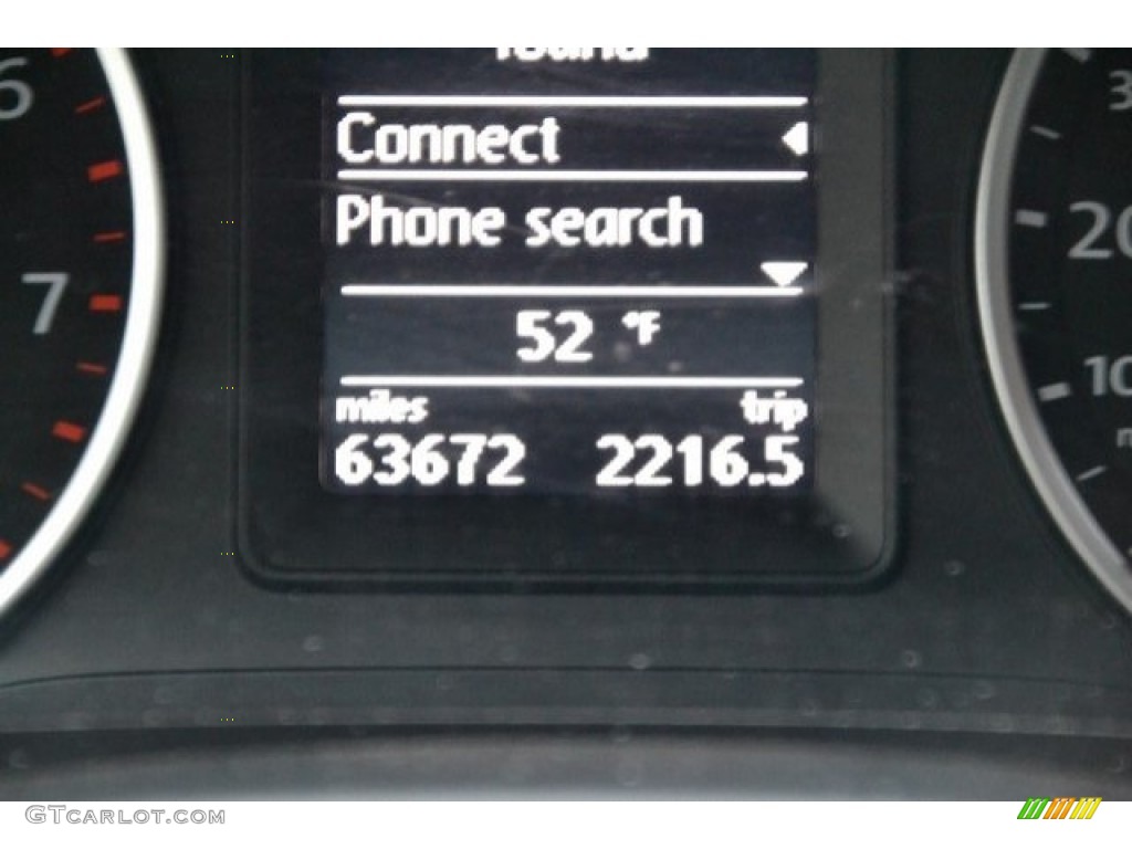 2012 Tiguan SE 4Motion - Pepper Gray Metallic / Black photo #12