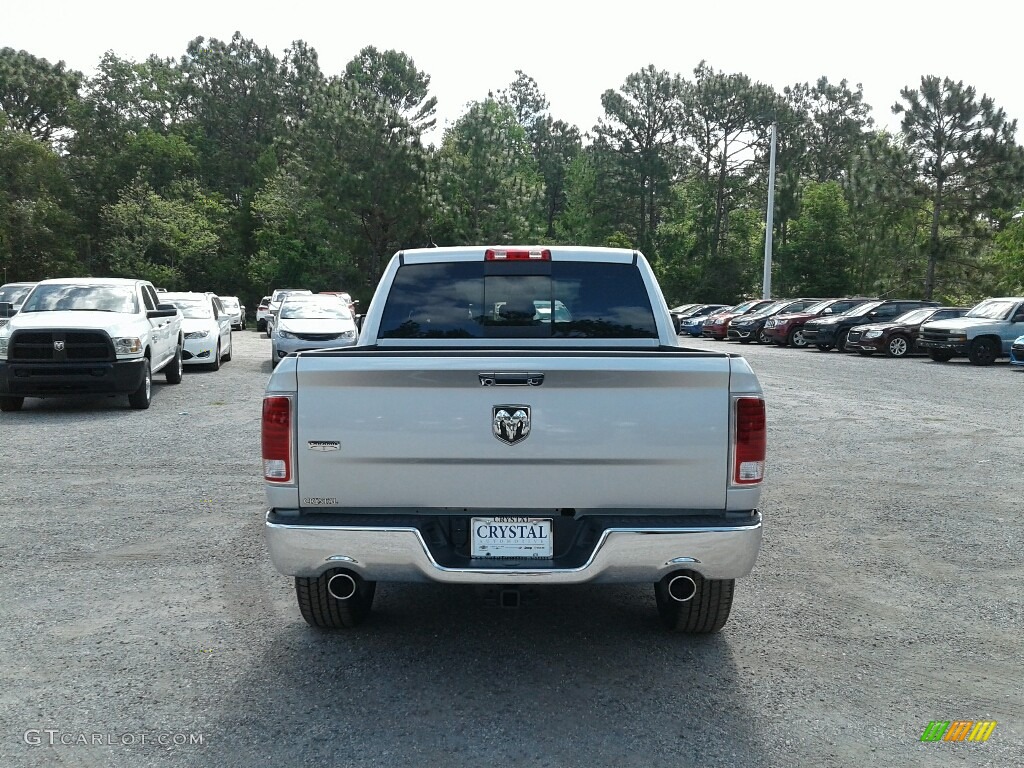 2018 1500 Laramie Crew Cab - Bright Silver Metallic / Black photo #4