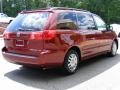 2007 Salsa Red Pearl Toyota Sienna LE  photo #3
