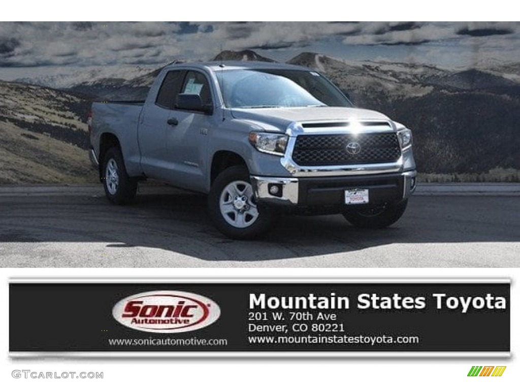2018 Tundra SR5 Double Cab 4x4 - Cement / Black photo #1