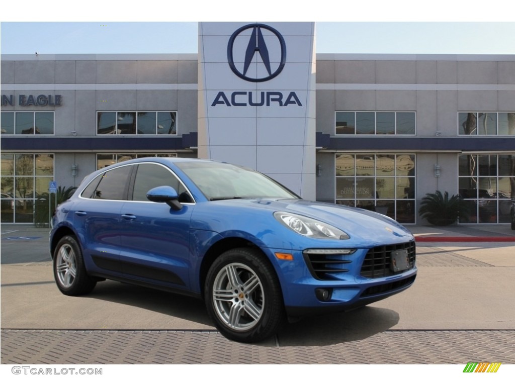 2017 Macan S - Sapphire Blue Metallic / Black photo #1
