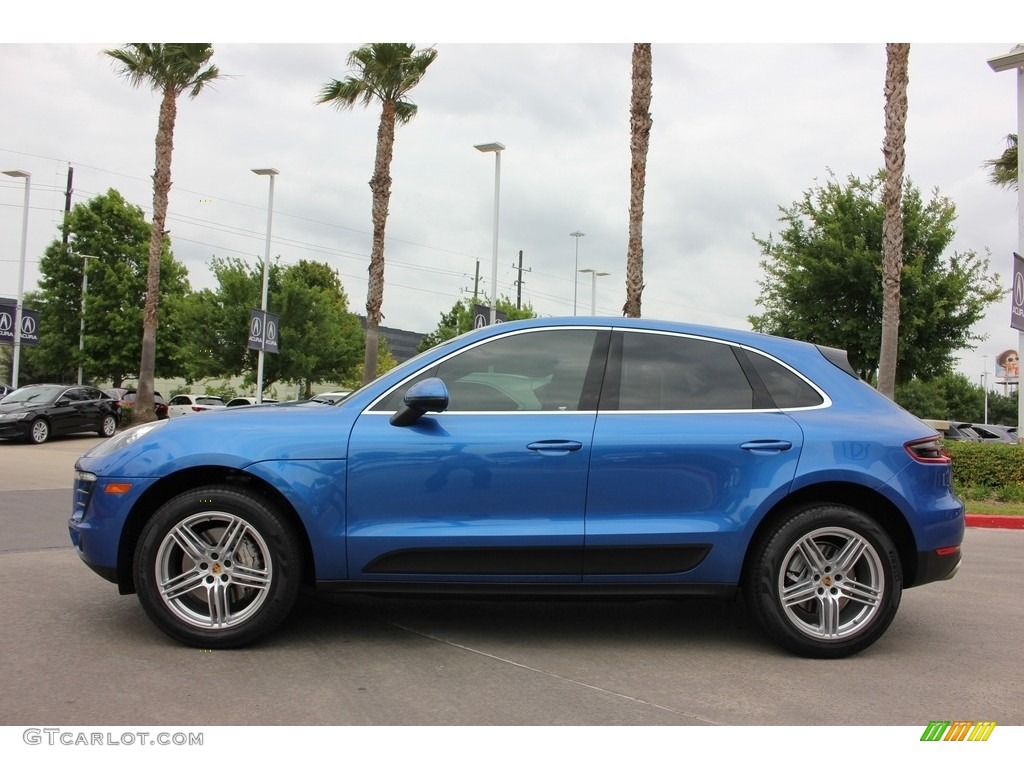 Sapphire Blue Metallic 2017 Porsche Macan S Exterior Photo #126961613