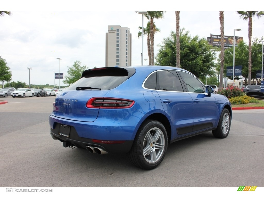 2017 Macan S - Sapphire Blue Metallic / Black photo #7