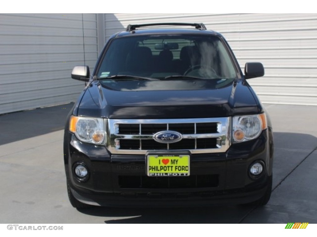 2012 Escape XLT V6 - Ebony Black / Charcoal Black photo #2