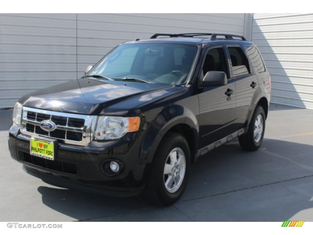 2012 Escape XLT V6 - Ebony Black / Charcoal Black photo #3