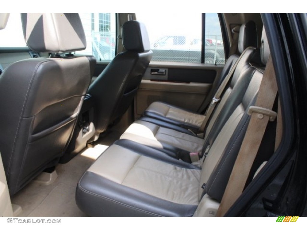 2007 Expedition Eddie Bauer - Black / Charcoal Black/Camel photo #26