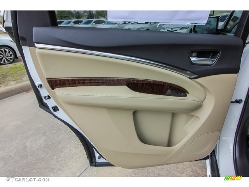 2018 Acura MDX AWD Parchment Door Panel Photo #126964784
