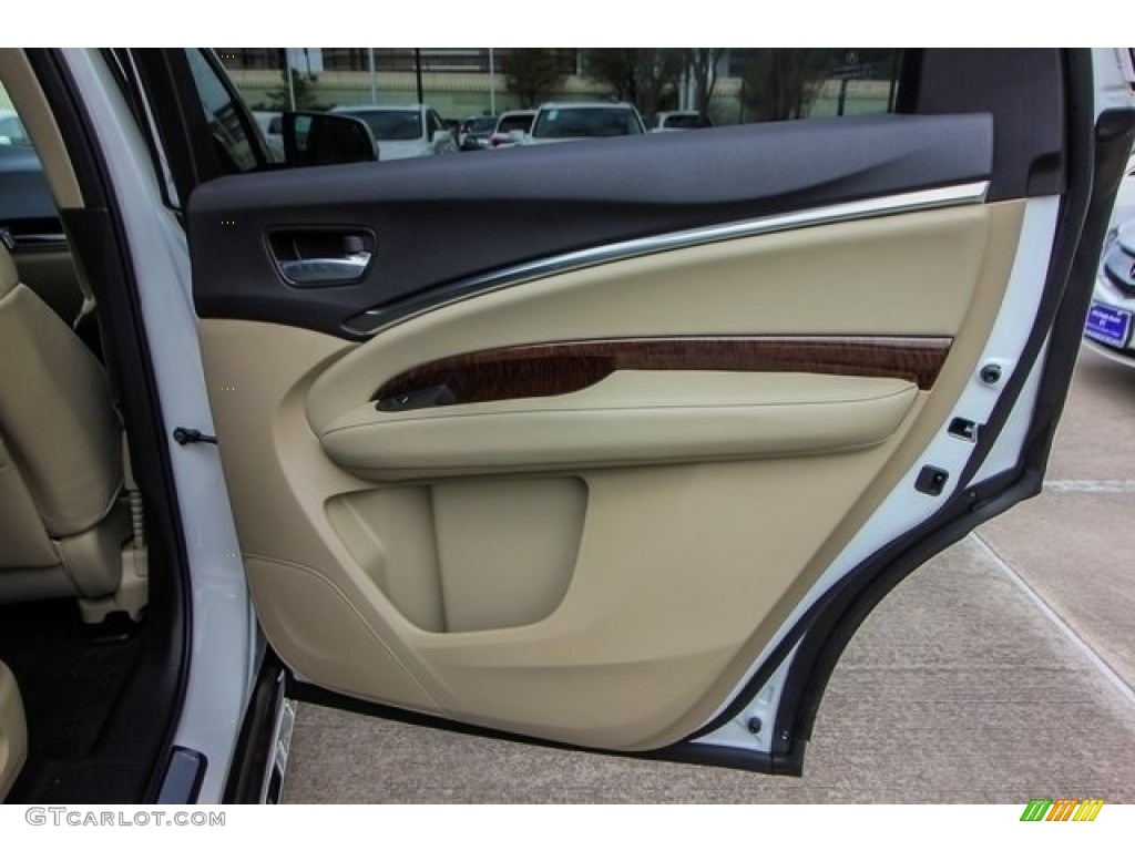 2018 Acura MDX AWD Parchment Door Panel Photo #126964832