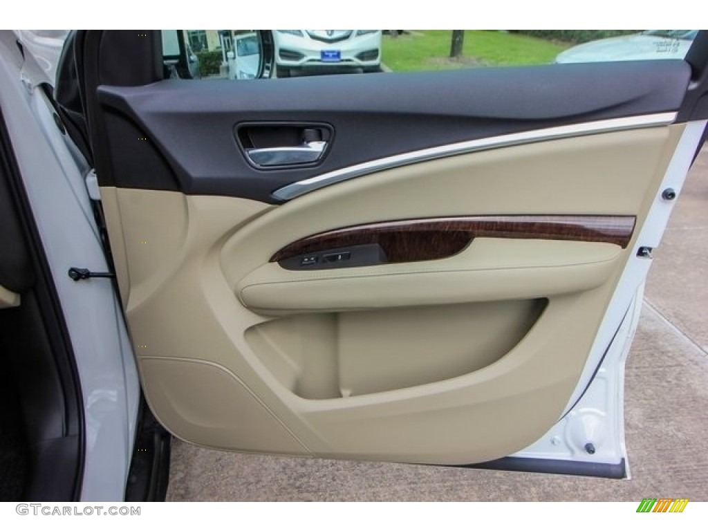 2018 Acura MDX AWD Parchment Door Panel Photo #126964856