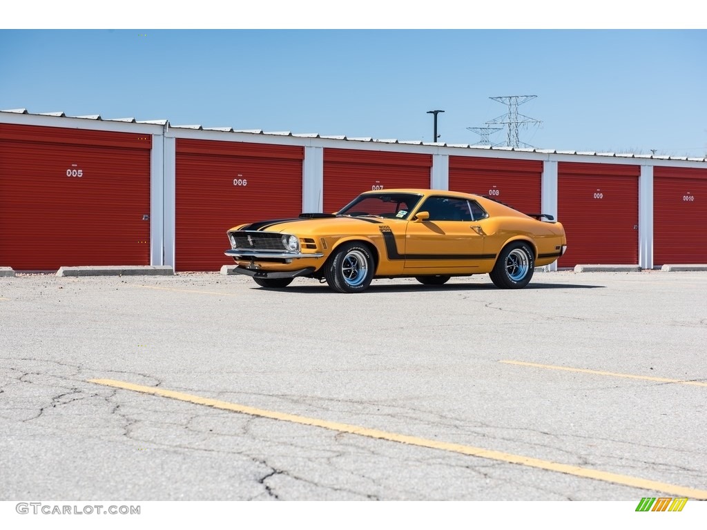 1970 Mustang BOSS 302 - Grabber Orange / Black photo #2
