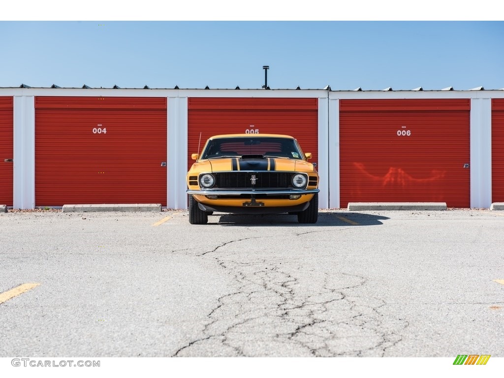 1970 Mustang BOSS 302 - Grabber Orange / Black photo #10