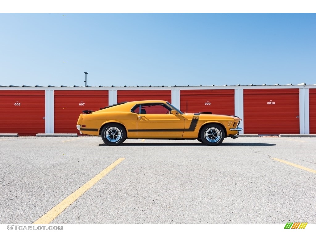1970 Mustang BOSS 302 - Grabber Orange / Black photo #12