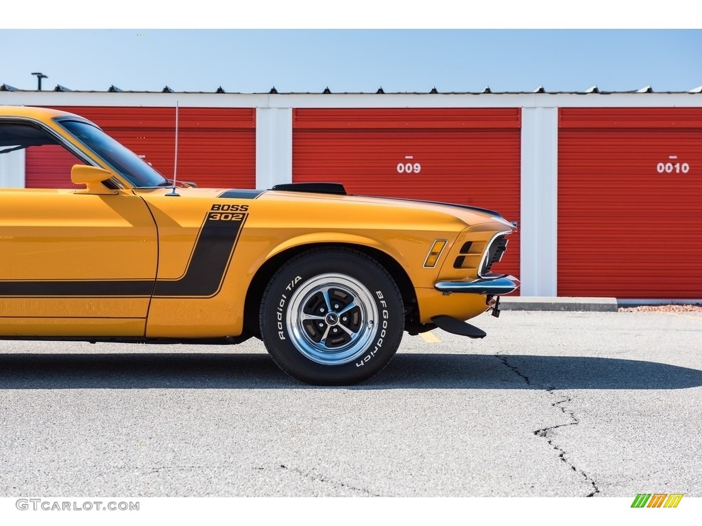 1970 Mustang BOSS 302 - Grabber Orange / Black photo #14