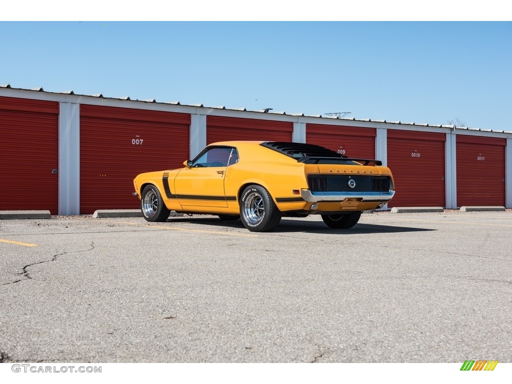1970 Mustang BOSS 302 - Grabber Orange / Black photo #17
