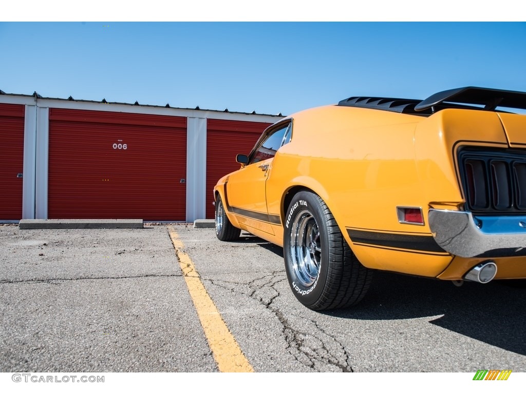 1970 Mustang BOSS 302 - Grabber Orange / Black photo #19