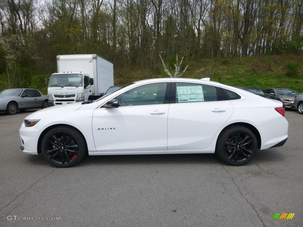 2018 Malibu LT - Summit White / Jet Black photo #2
