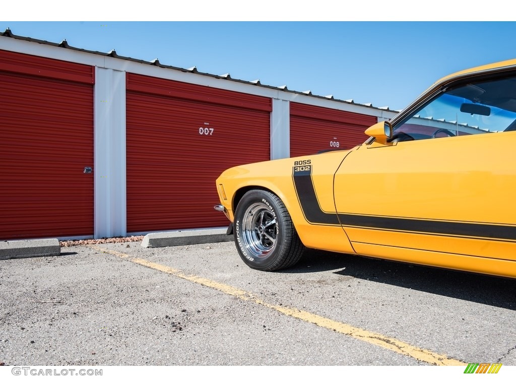 1970 Mustang BOSS 302 - Grabber Orange / Black photo #21