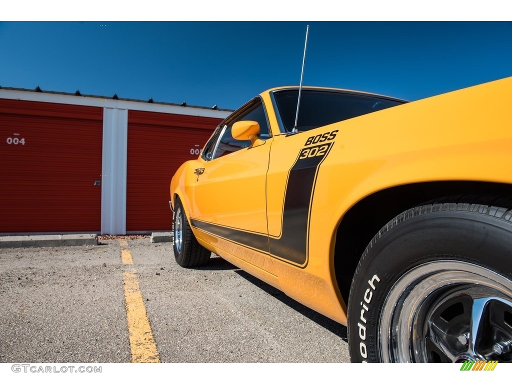 1970 Mustang BOSS 302 - Grabber Orange / Black photo #22