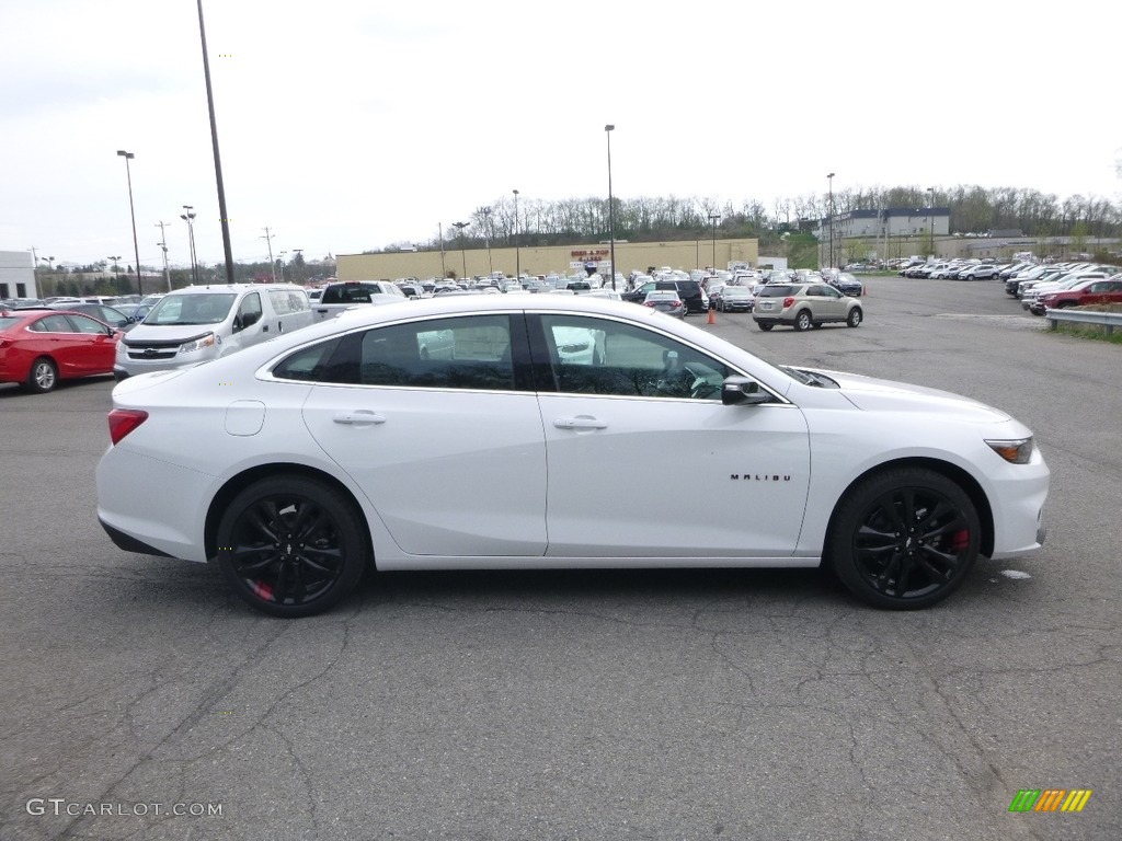 2018 Malibu LT - Summit White / Jet Black photo #6