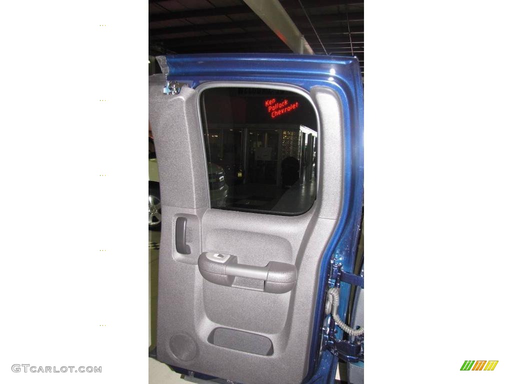 2009 Silverado 1500 LT Extended Cab 4x4 - Imperial Blue Metallic / Ebony photo #17