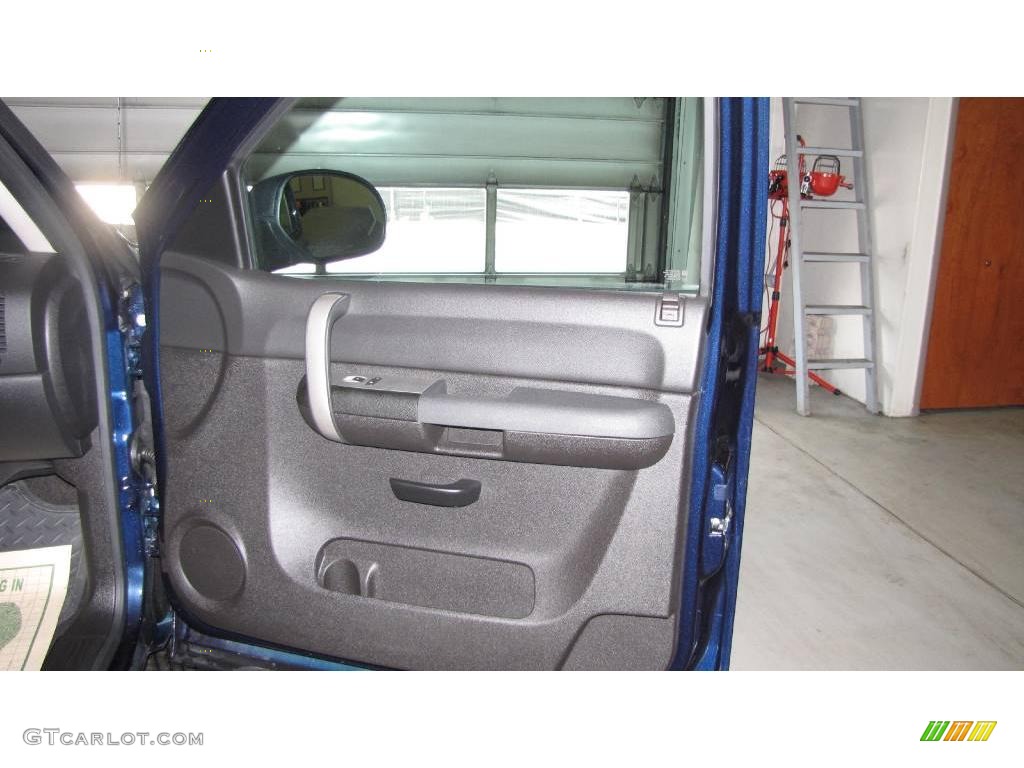 2009 Silverado 1500 LT Extended Cab 4x4 - Imperial Blue Metallic / Ebony photo #18