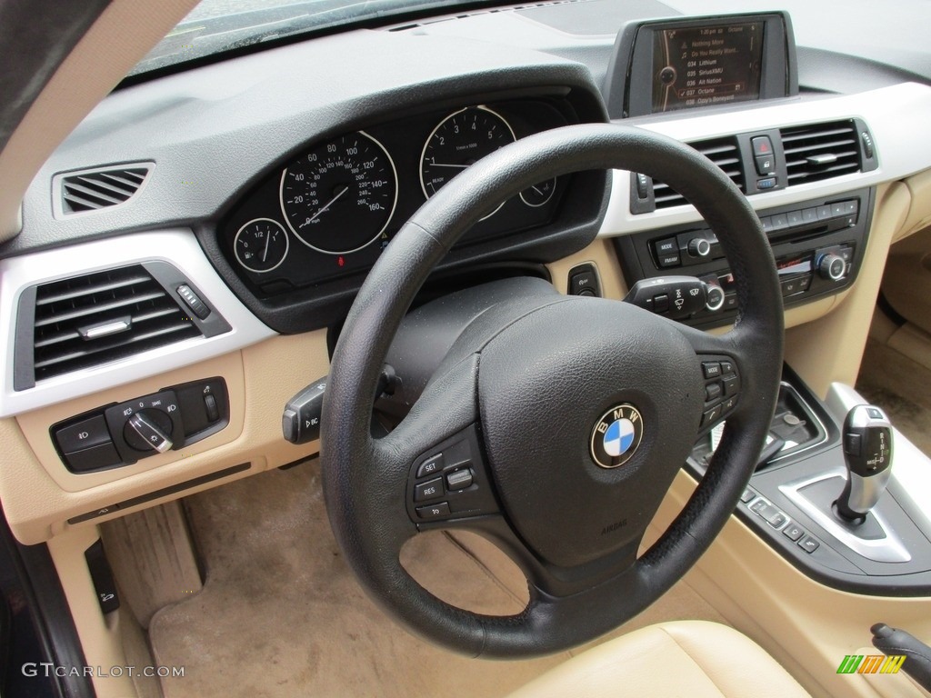 2013 3 Series 328i xDrive Sedan - Imperial Blue Metallic / Venetian Beige photo #15