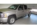 2009 Silver Birch Metallic Chevrolet Silverado 1500 LT Crew Cab 4x4  photo #3