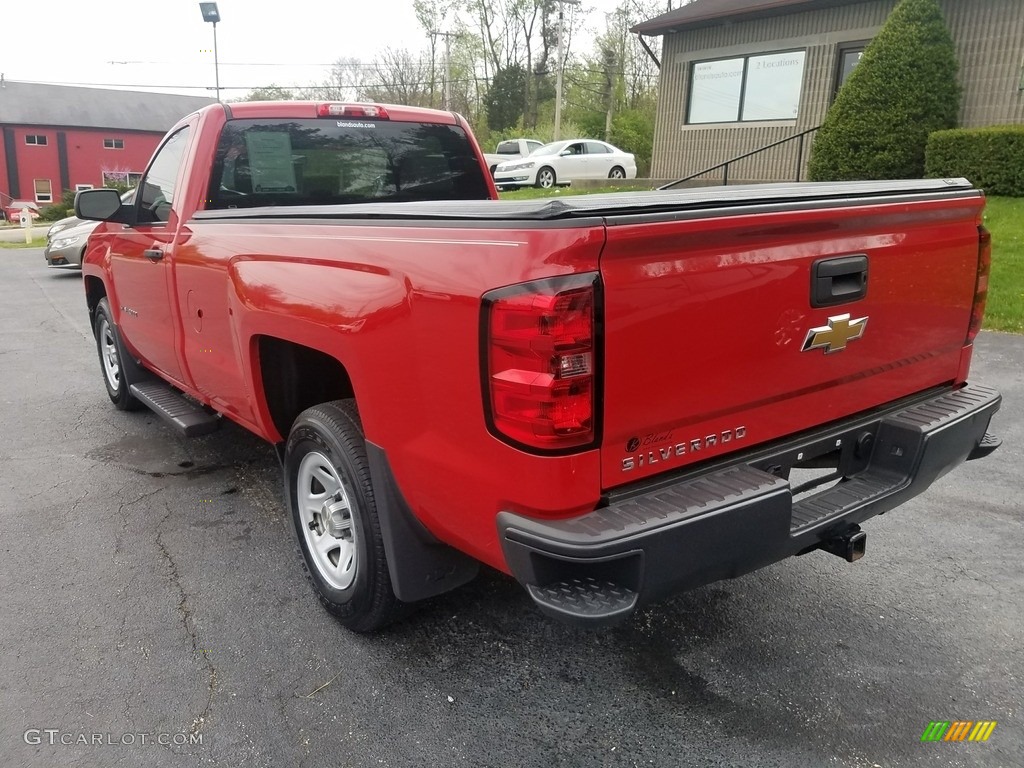 2014 Silverado 1500 WT Regular Cab - Victory Red / Jet Black/Dark Ash photo #3