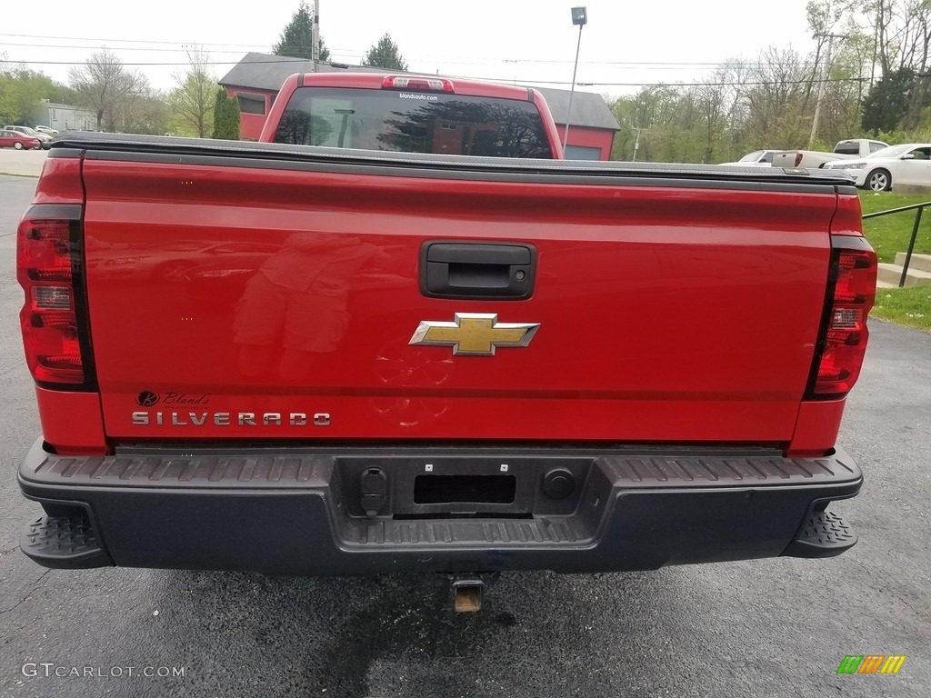 2014 Silverado 1500 WT Regular Cab - Victory Red / Jet Black/Dark Ash photo #4