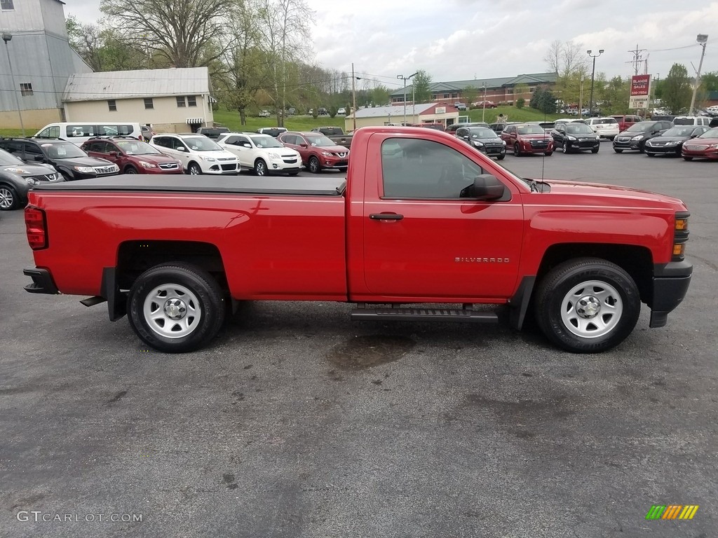 2014 Silverado 1500 WT Regular Cab - Victory Red / Jet Black/Dark Ash photo #9