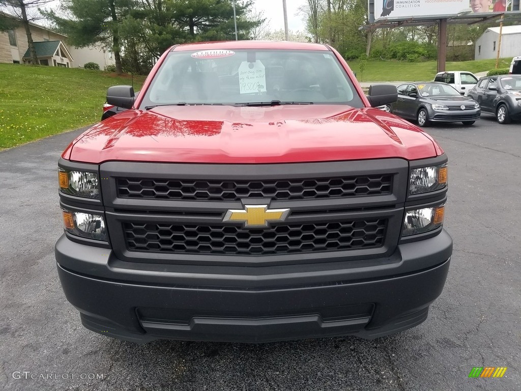 2014 Silverado 1500 WT Regular Cab - Victory Red / Jet Black/Dark Ash photo #11