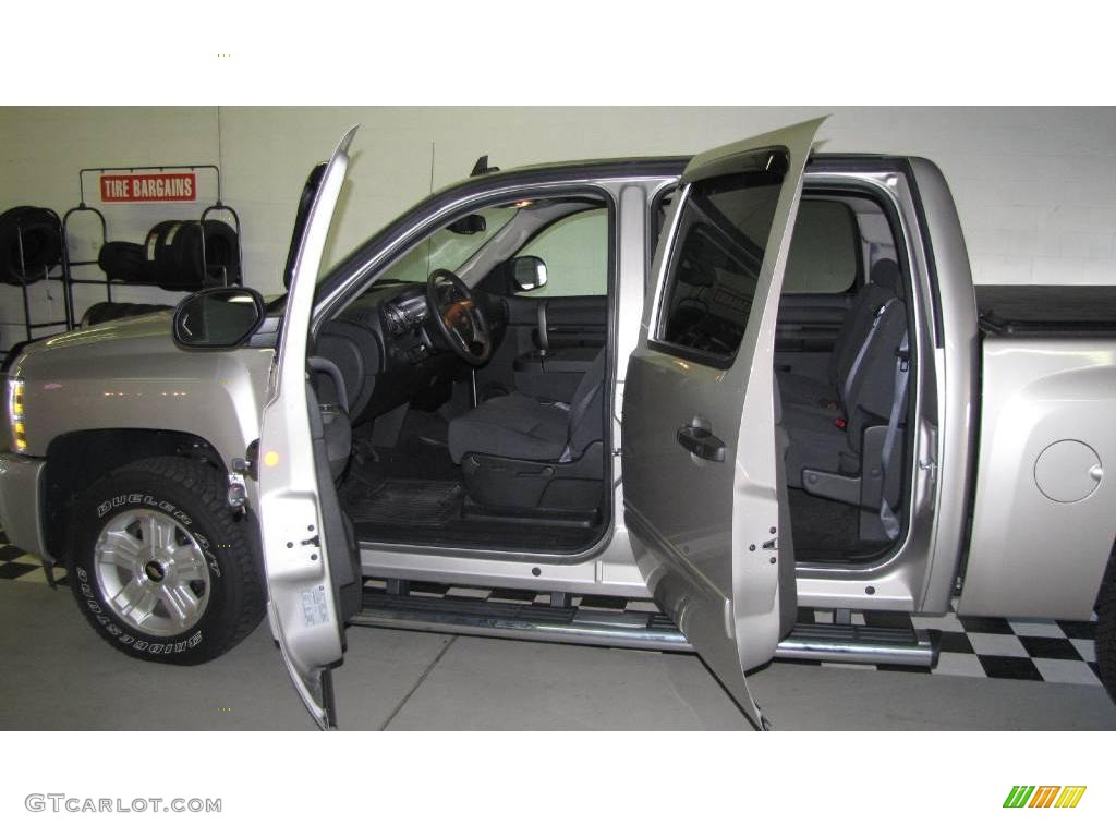 2009 Silverado 1500 LT Crew Cab 4x4 - Silver Birch Metallic / Dark Titanium photo #16