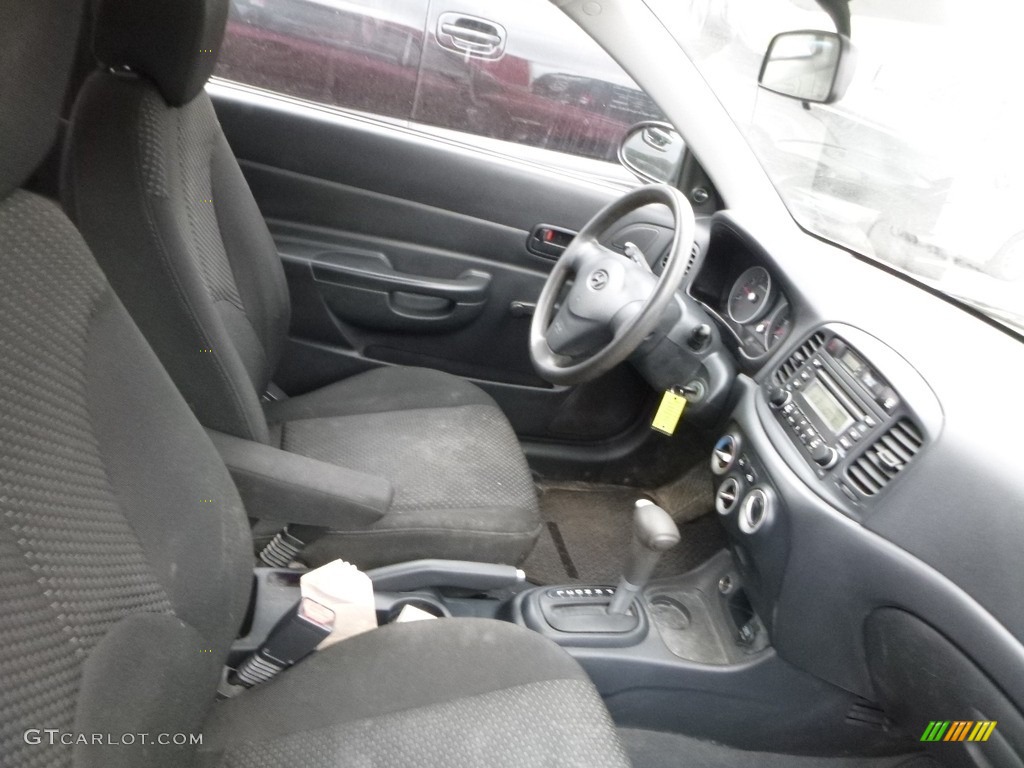 2008 Accent GS Coupe - Tango Red / Black photo #9