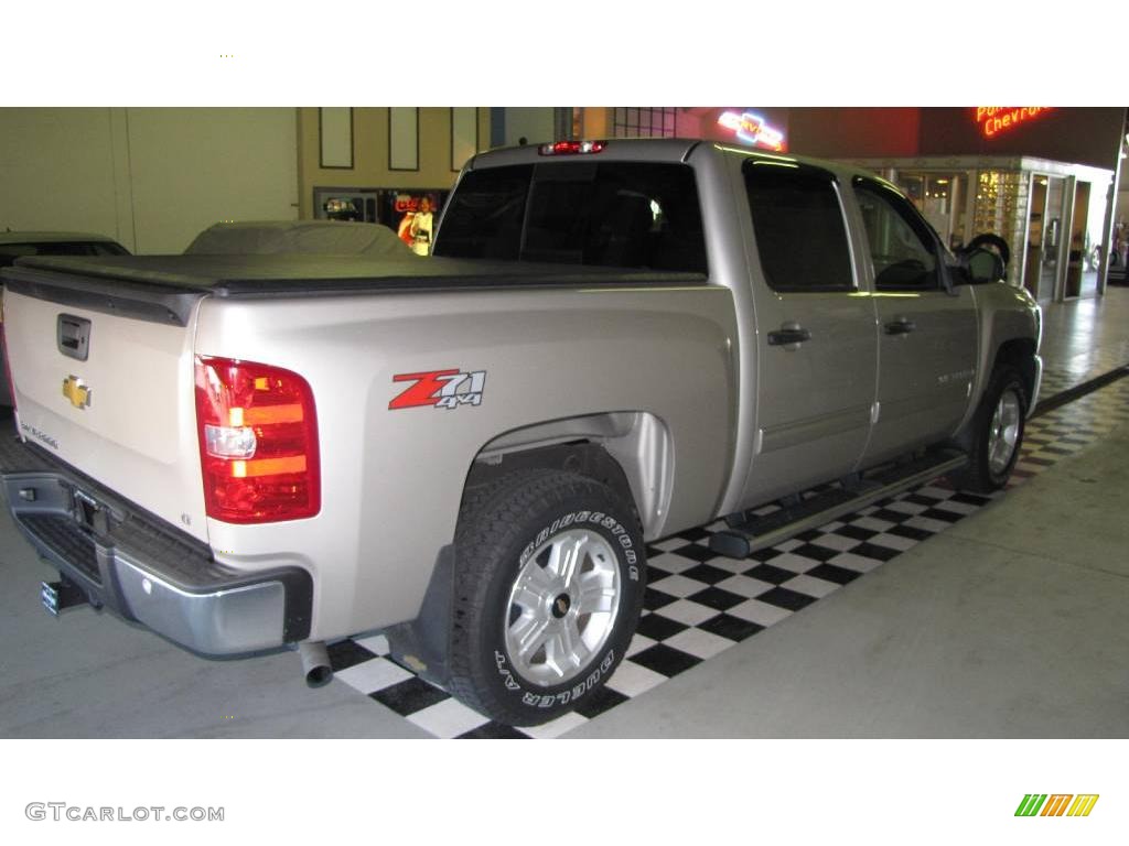 2009 Silverado 1500 LT Crew Cab 4x4 - Silver Birch Metallic / Dark Titanium photo #23