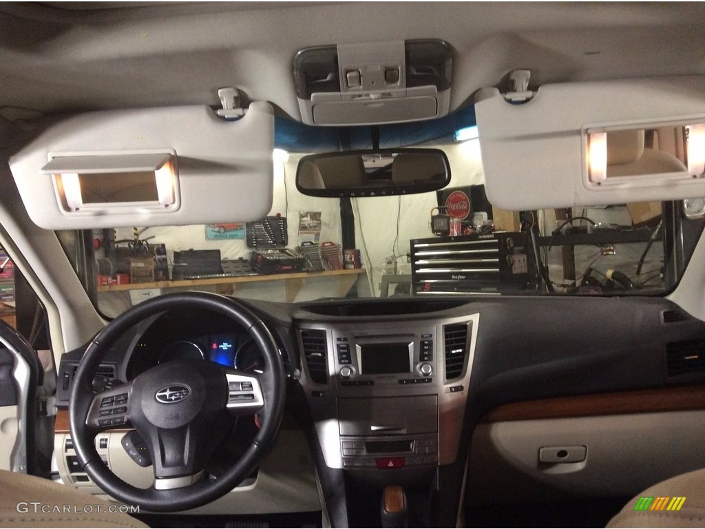 2014 Outback 2.5i Limited - Satin White Pearl / Ivory photo #17