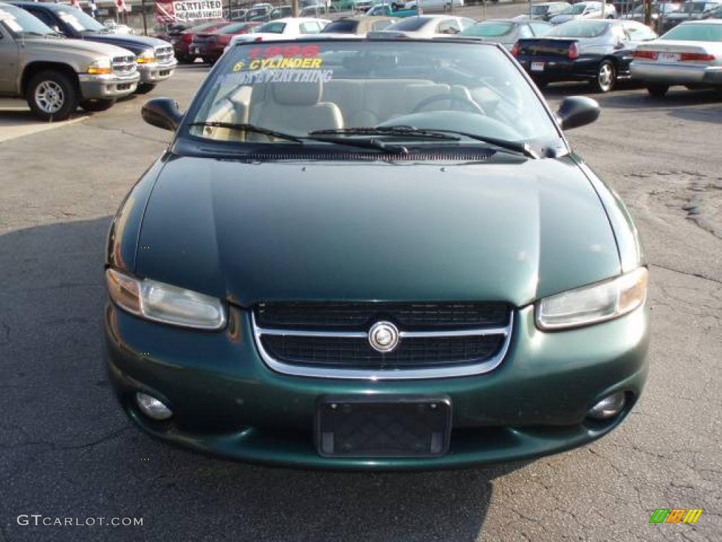 1996 Sebring JXi Convertible - Polo Green Pearl / Beige photo #1