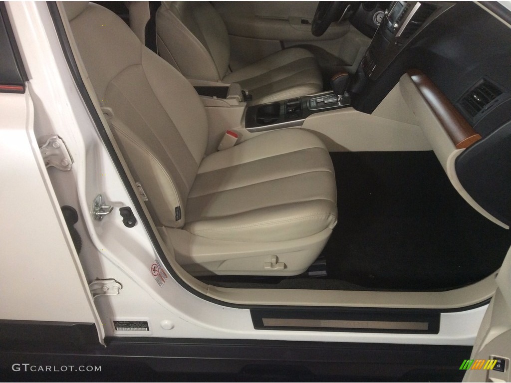 2014 Outback 2.5i Limited - Satin White Pearl / Ivory photo #40