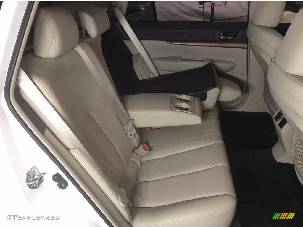 2014 Outback 2.5i Limited - Satin White Pearl / Ivory photo #45