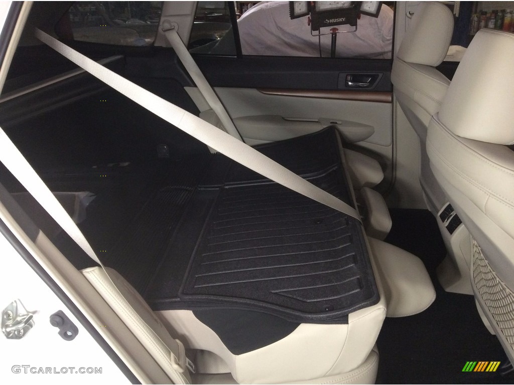 2014 Outback 2.5i Limited - Satin White Pearl / Ivory photo #46