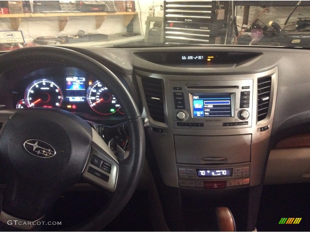 2014 Outback 2.5i Limited - Satin White Pearl / Ivory photo #49