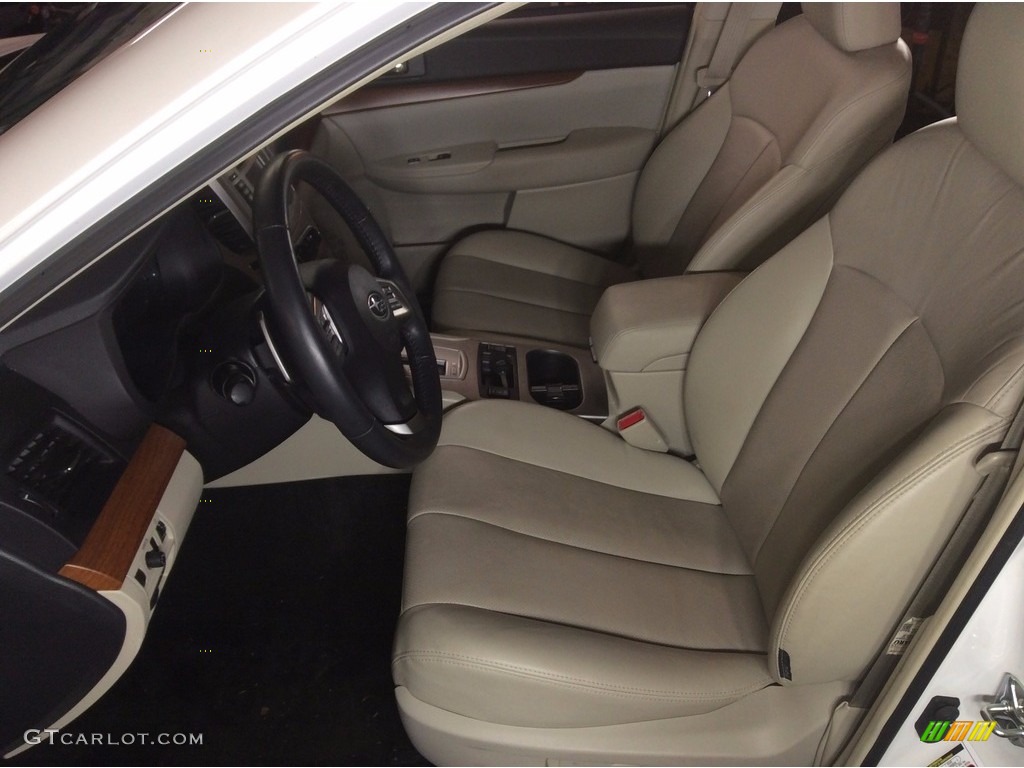 2014 Outback 2.5i Limited - Satin White Pearl / Ivory photo #56