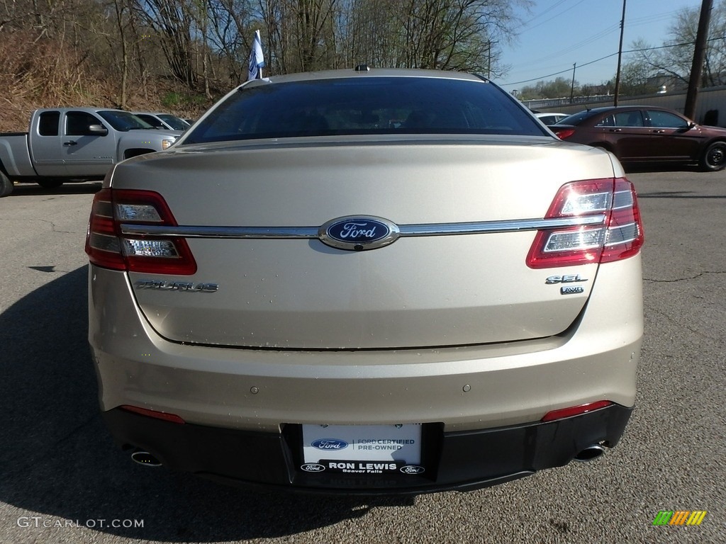 2017 Taurus SEL AWD - White Gold / Charcoal Black photo #3