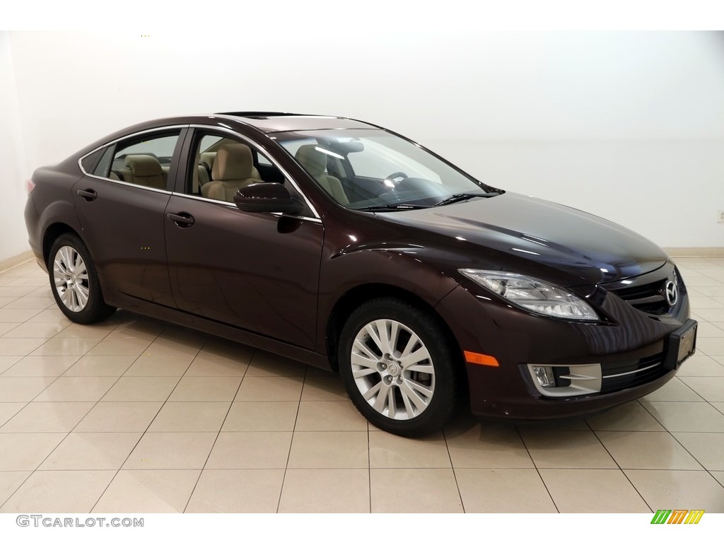 2010 MAZDA6 i Touring Sedan - Black Cherry Metallic / Black photo #1