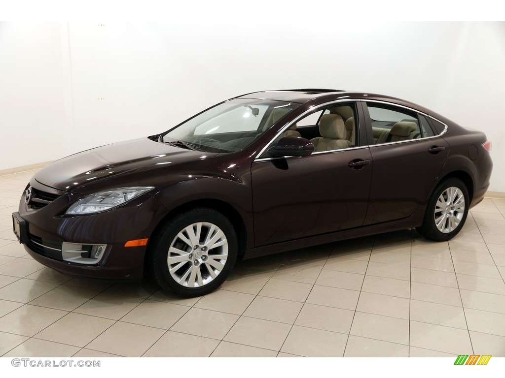 2010 MAZDA6 i Touring Sedan - Black Cherry Metallic / Black photo #3