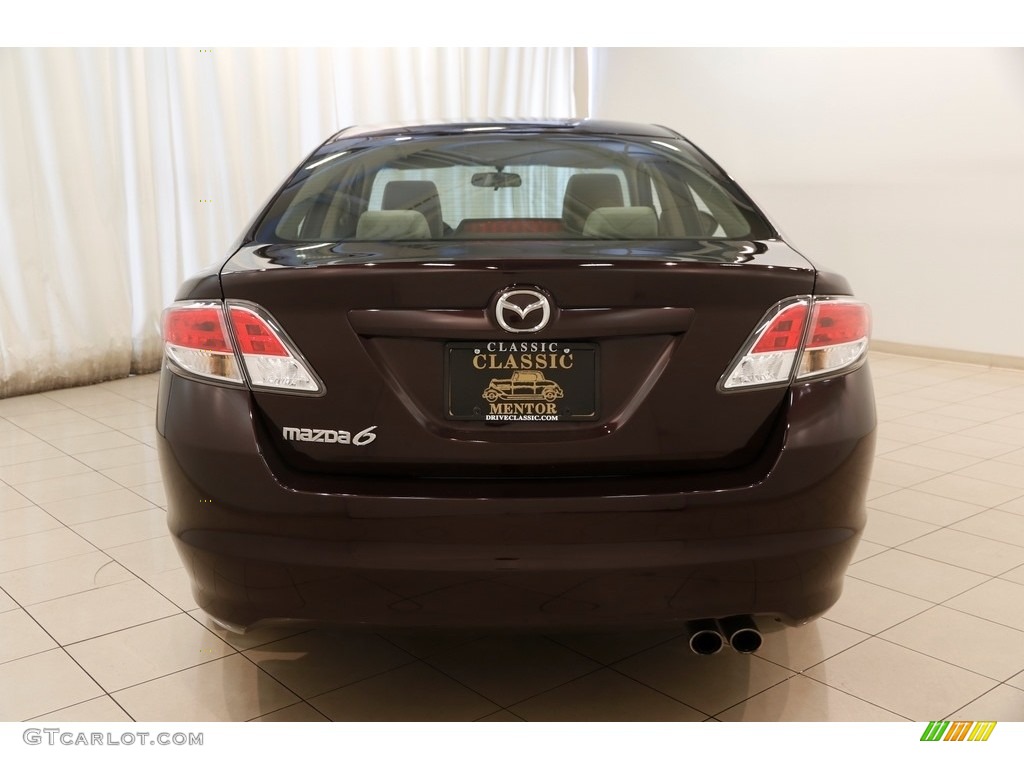 2010 MAZDA6 i Touring Sedan - Black Cherry Metallic / Black photo #16