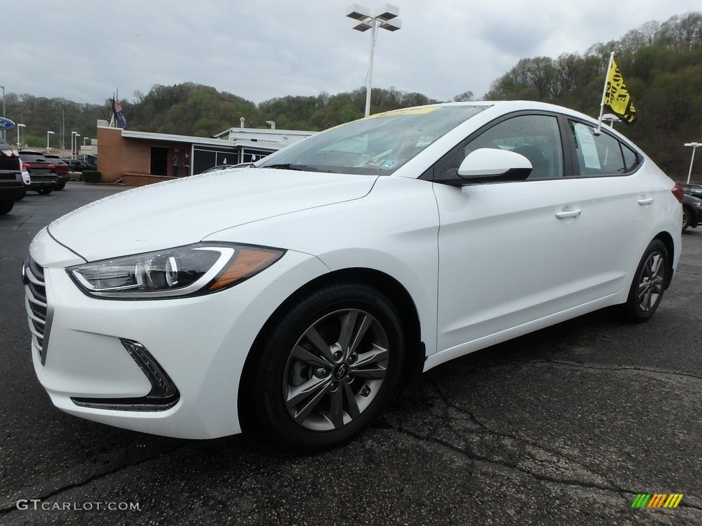 2017 Elantra Value Edition - White / Black photo #7
